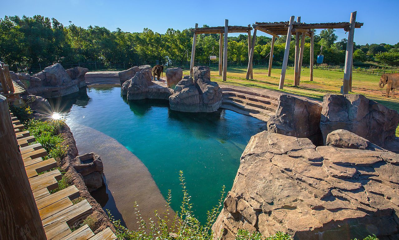 Oklahoma City Zoo Asia Exhibit Elephant Exhibit project images